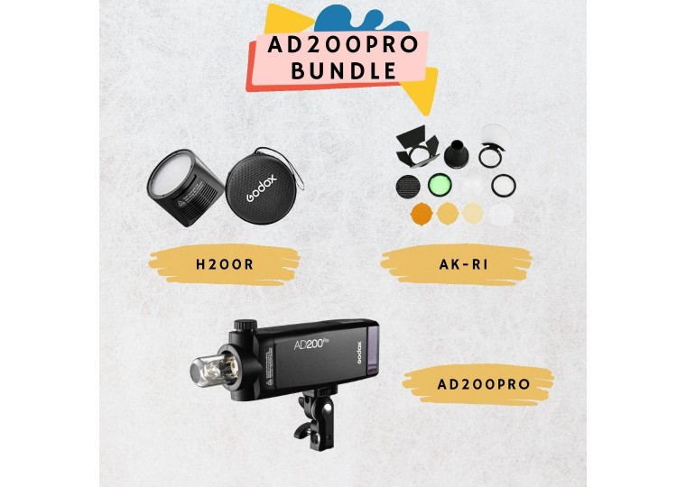 Godox AD200Pro Flash Bundle