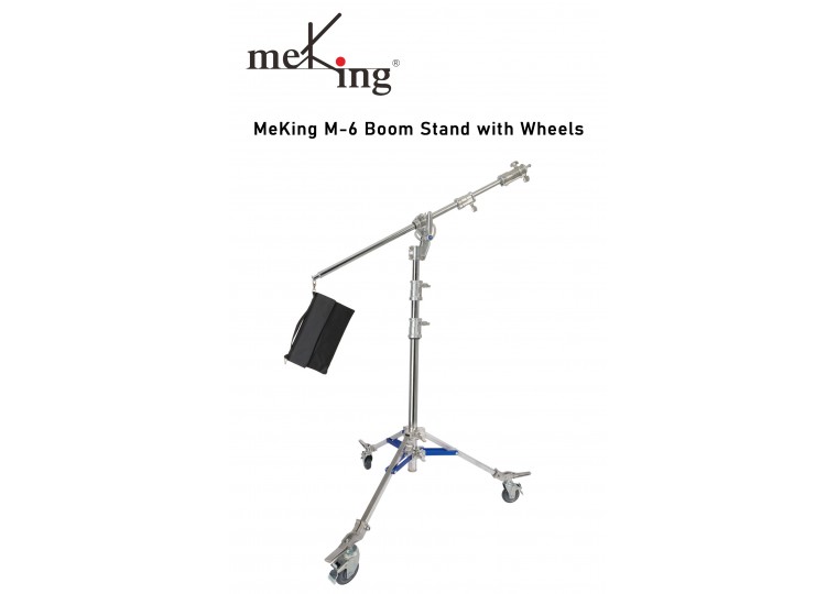 MeKing M-6 Boom Stand with Wheels