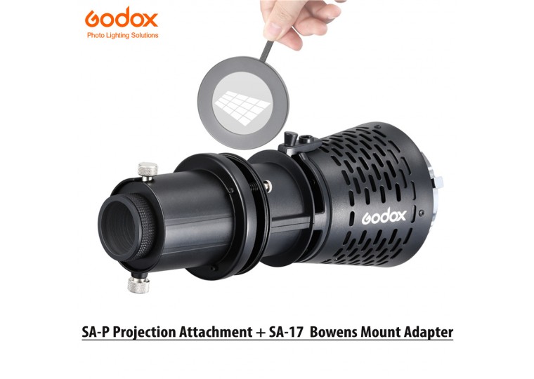 Godox SA-P Projection Attachment with SA-17 Bowens Mount Adapter