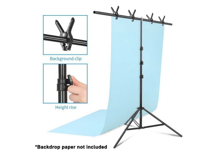 Brilliant T-Shape Adjustable Backdrop Paper Stand