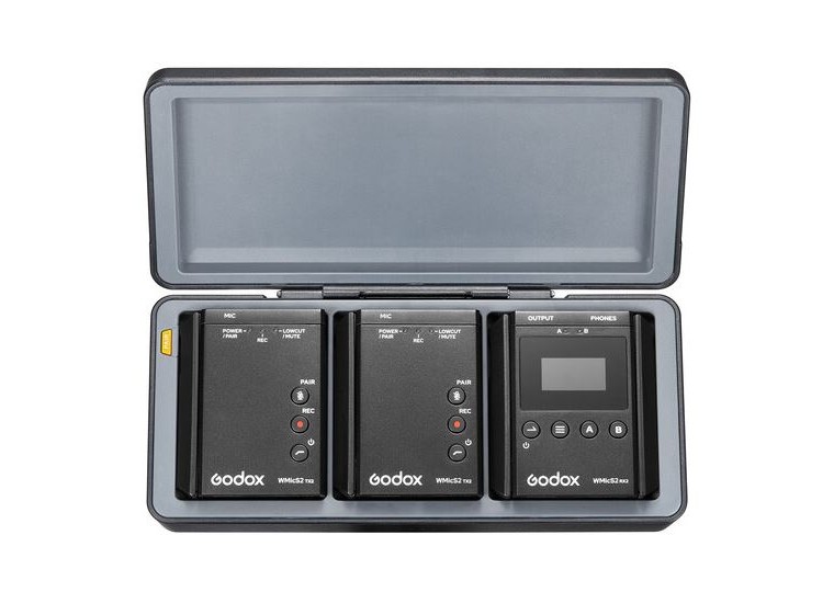 Godox WMicS2 Kit 2 UHF Compact Wireless Microphone System