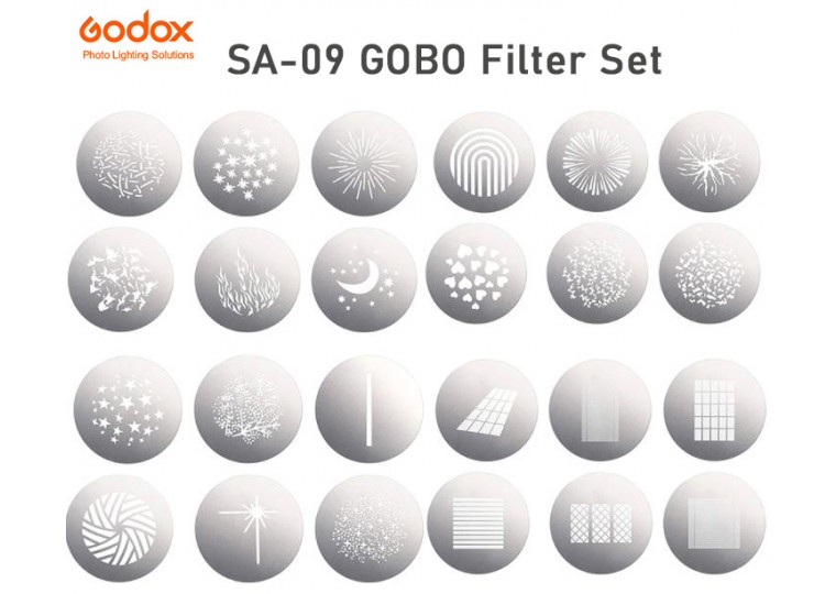 Godox SA-09 GOBO Filter Set