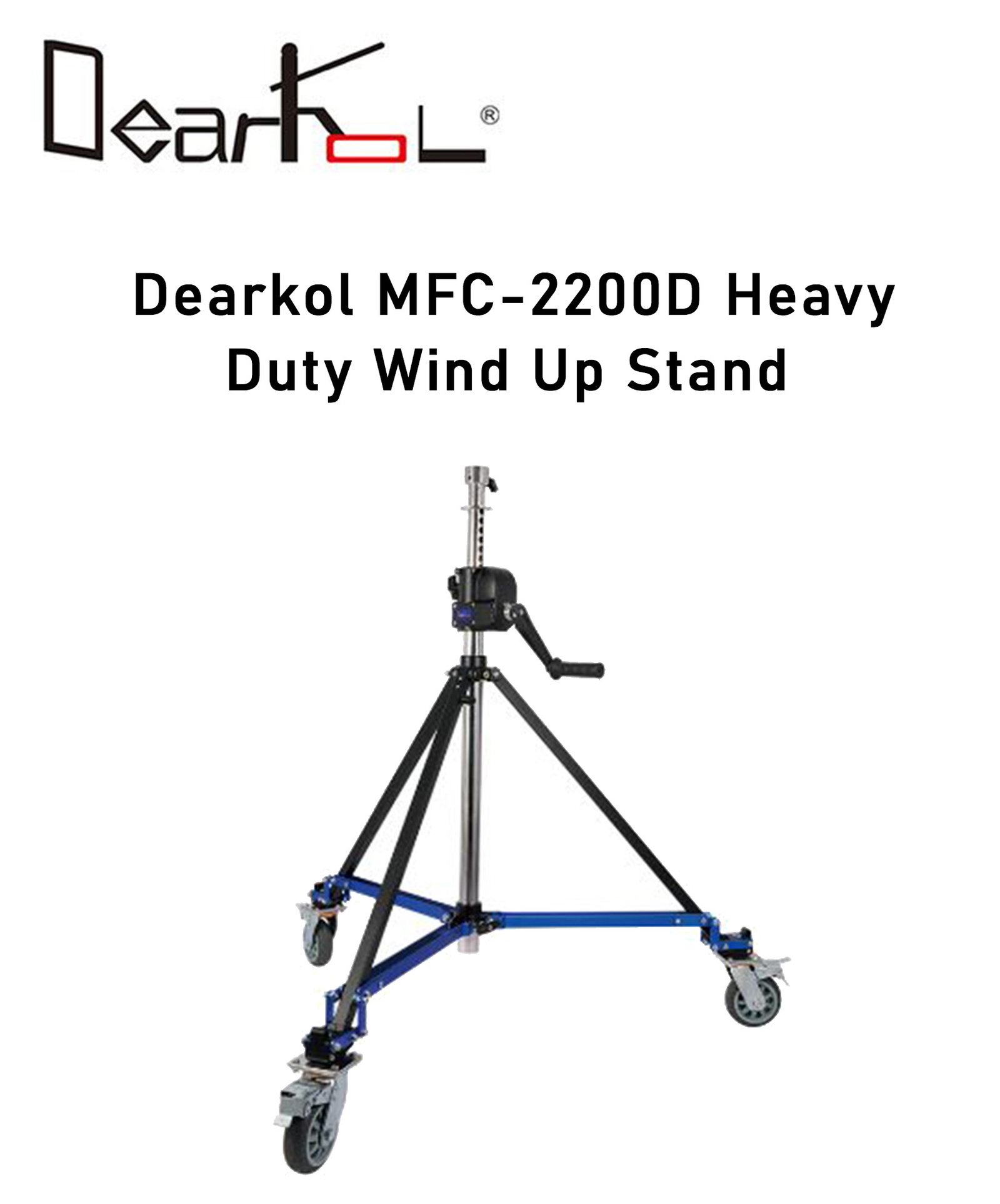 Dearkol MFC-2200D Heavy Duty Wind Up Stand